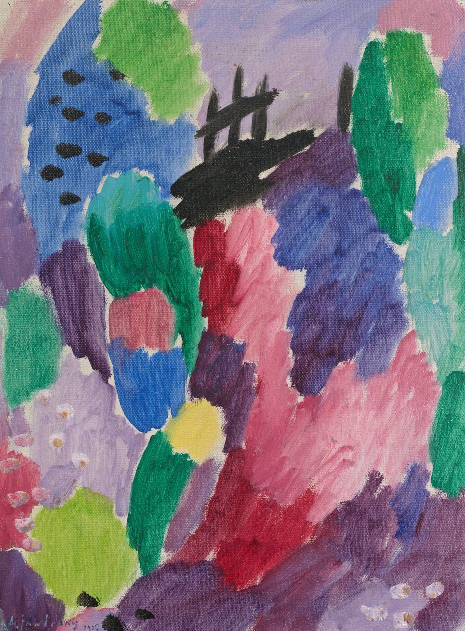 Červená stezka, St. Prex od Alexej von Jawlensky