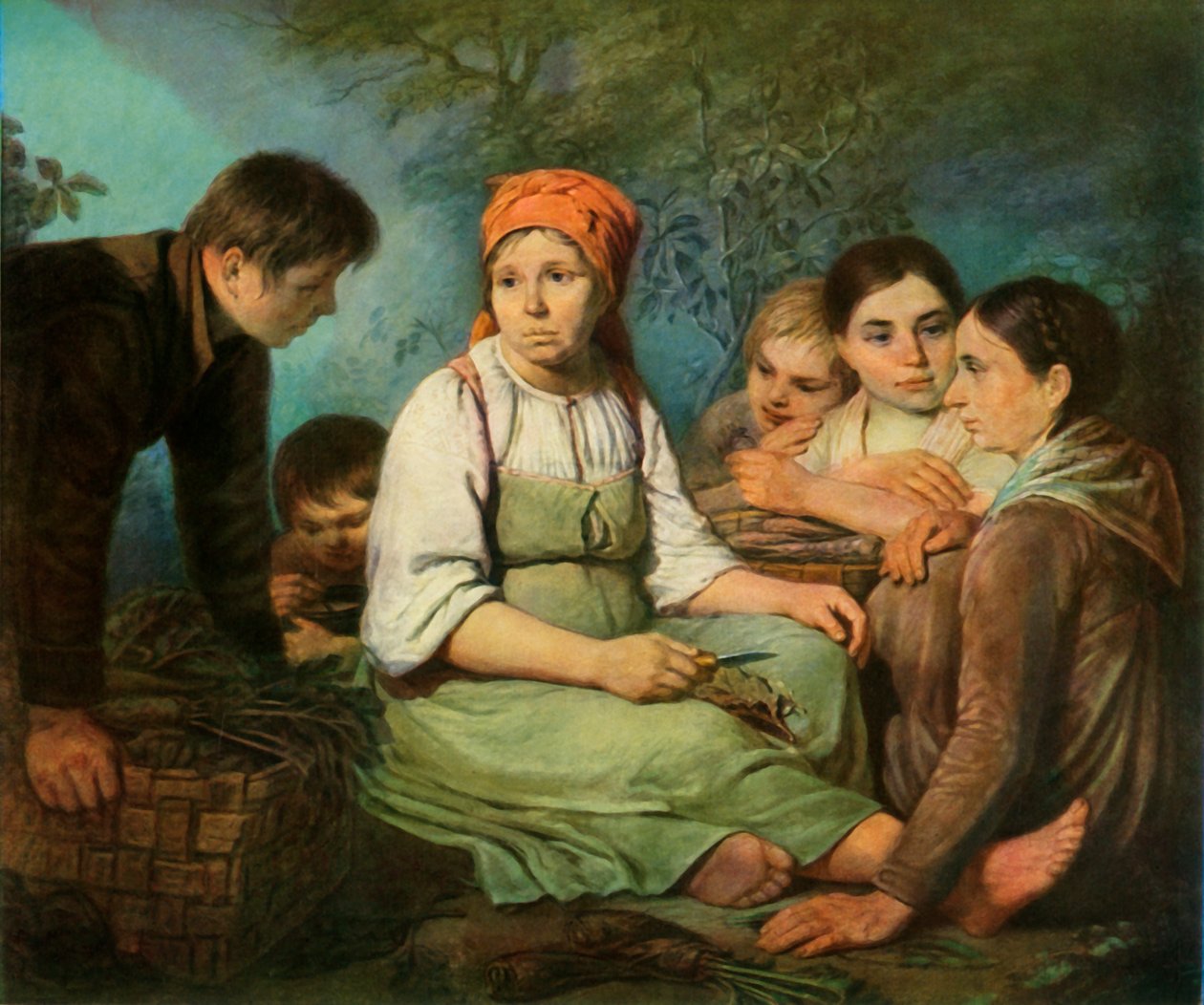 Čištění cukrové řepy, c1820, 1965. od Alexey Venetsianov