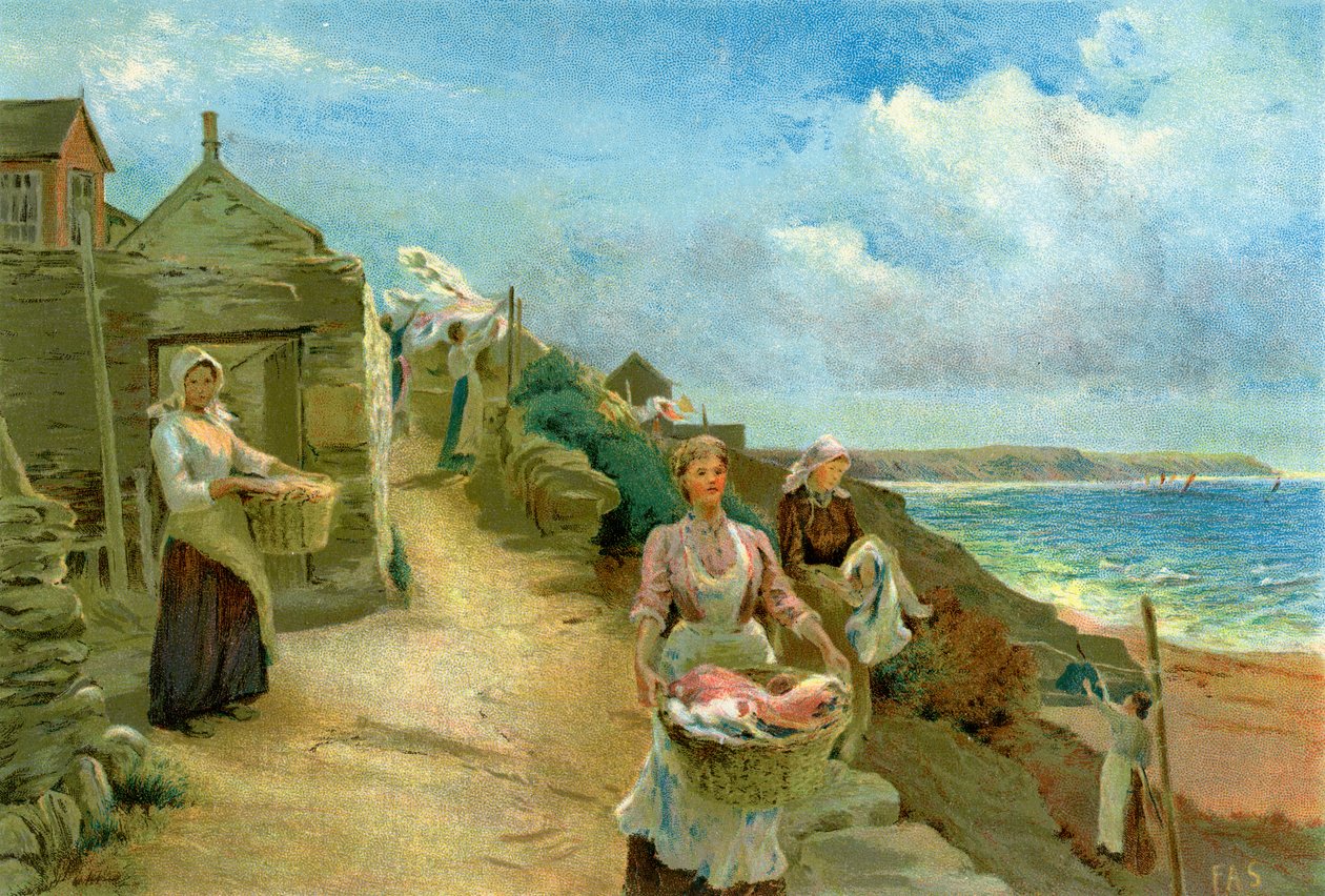 "Den praní", 1905. od Alf Cooke