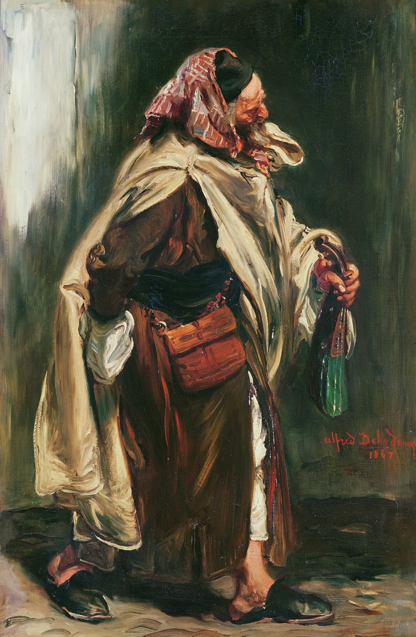 Starší marocký Žid, 1867 od Alfred Dehodencq