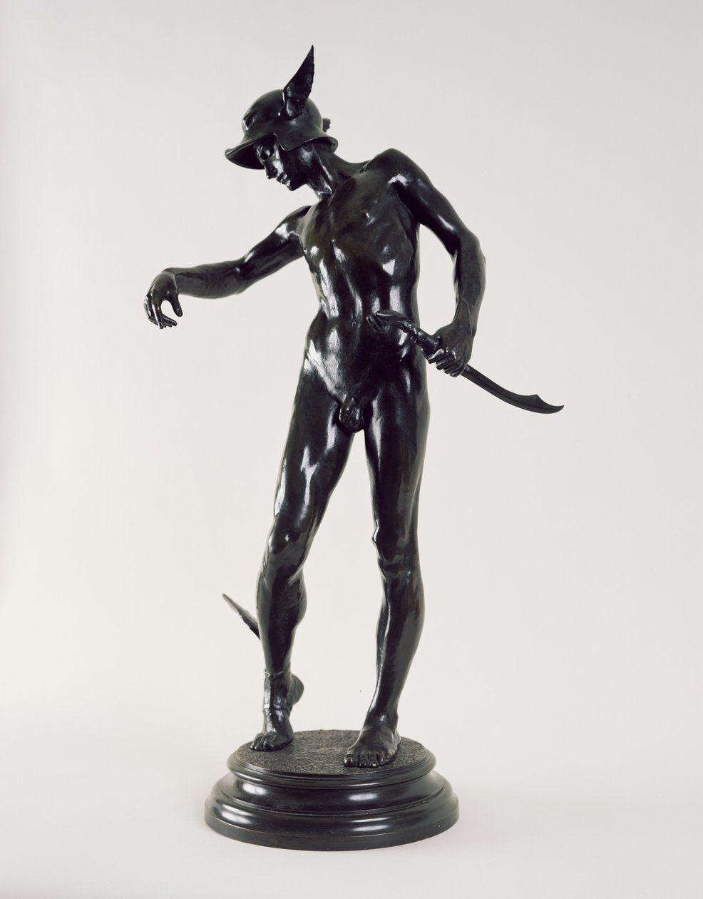 Perseus Arming, 1882 (bronz) (viz také 353102) od Alfred Gilbert