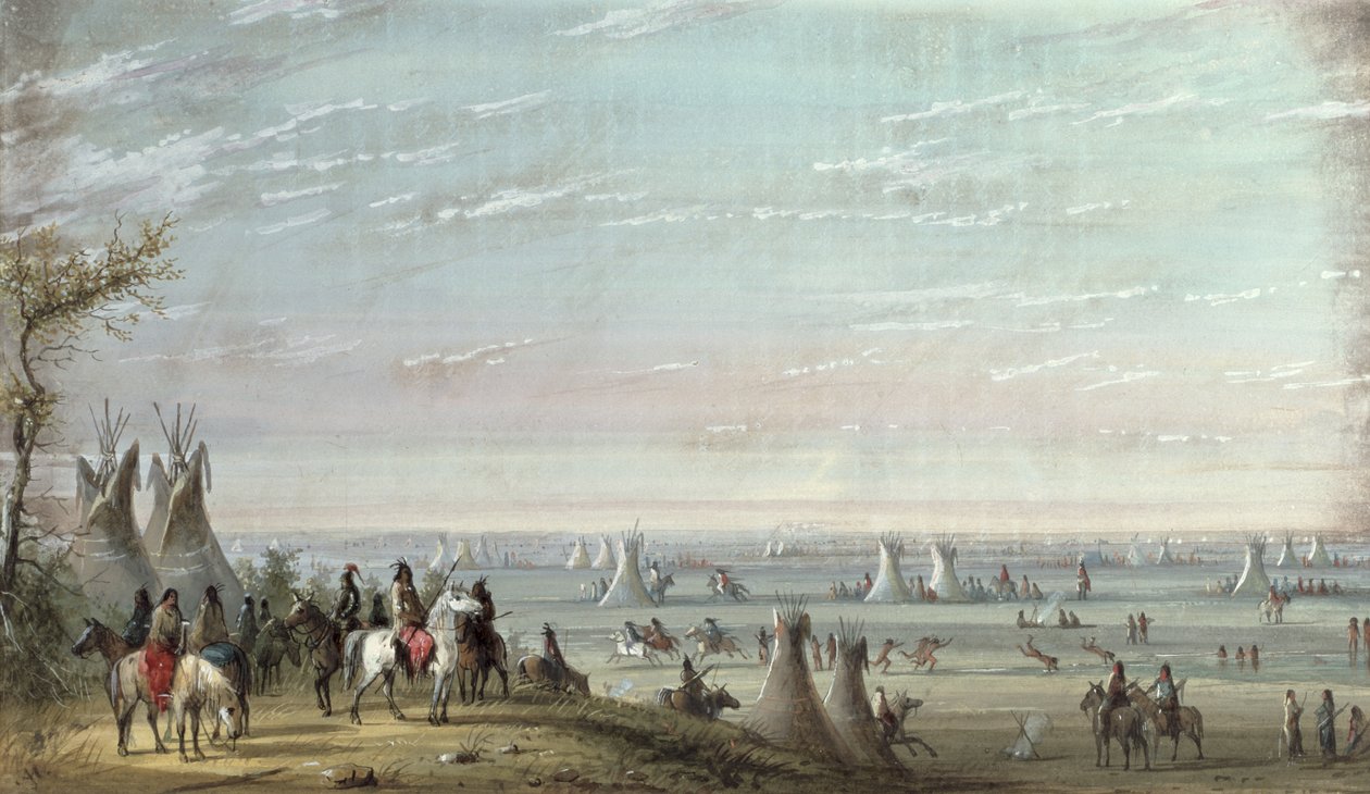 Rendezvous, 1837 od Alfred Jacob Miller
