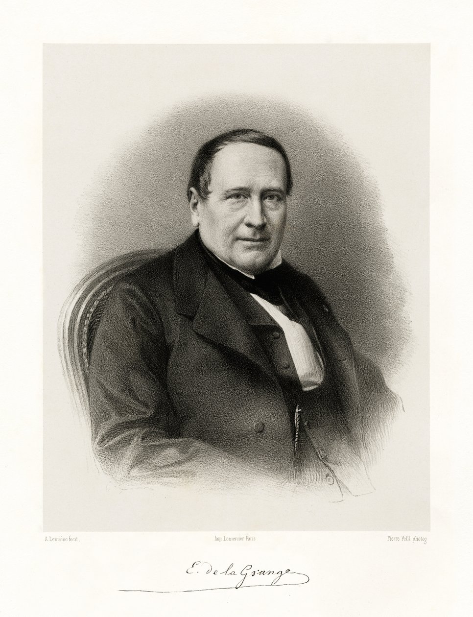 Adélaide Èdouard Le Lièvre de La Grange, 1865-66 od Alfred Lemoine