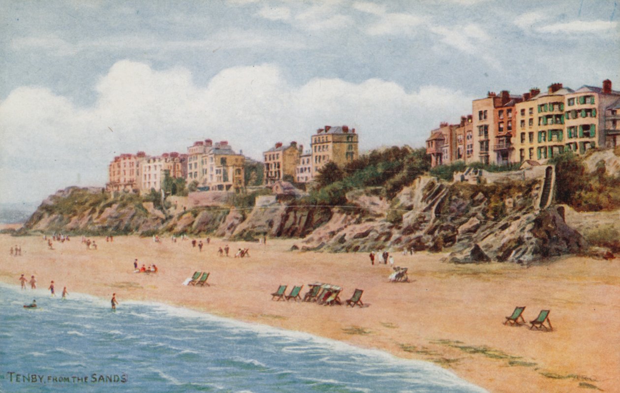 Tenby, z Sands od Alfred Robert Quinton