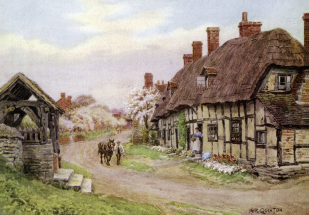 The Church Gate, Welford-on-Avon, Gloucester od Alfred Robert Quinton