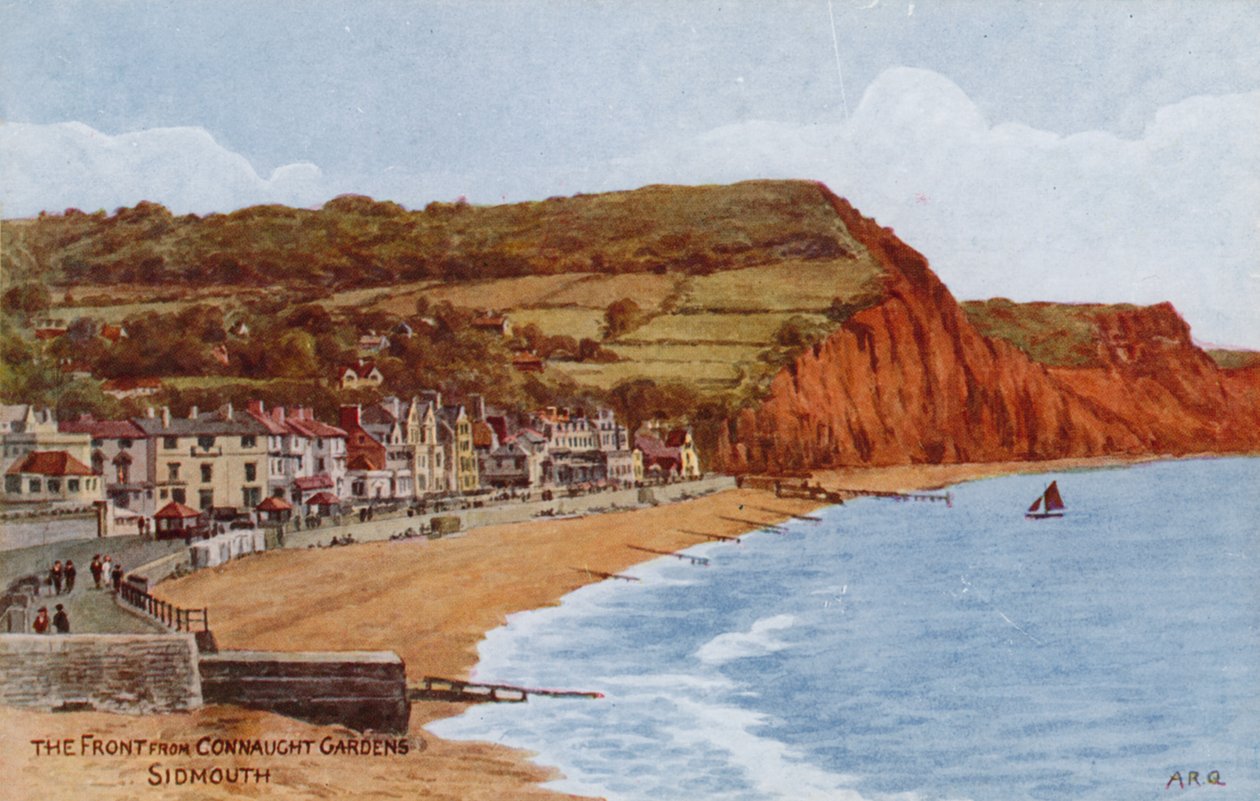 Přední strana z Connaught Gardens, Sidmouth od Alfred Robert Quinton