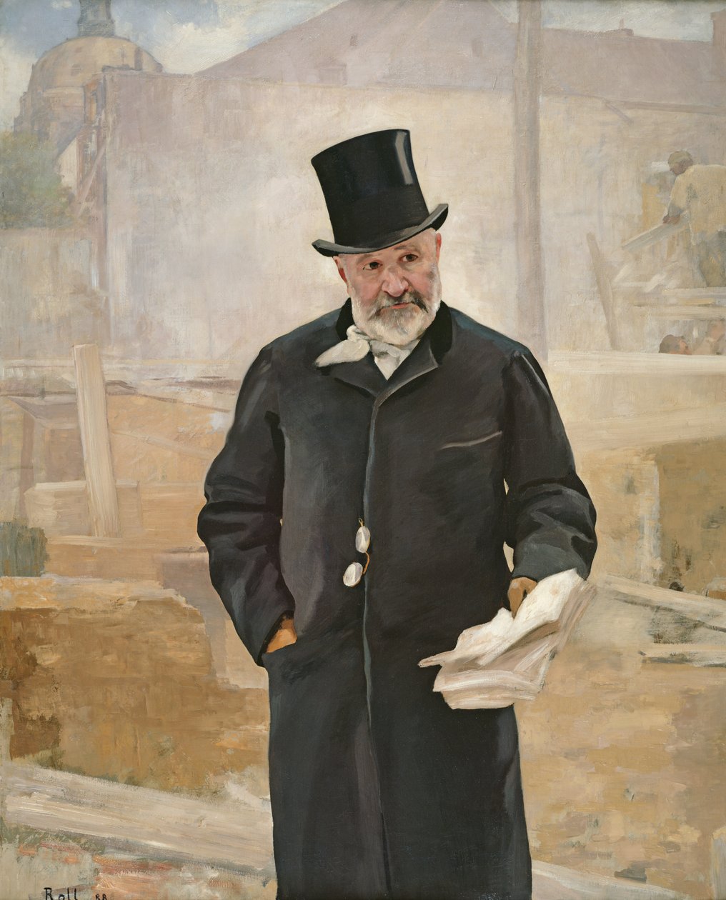 Portrét Jean Charles Adolphe Alphand (1817-91) 1888 od Alfred Roll