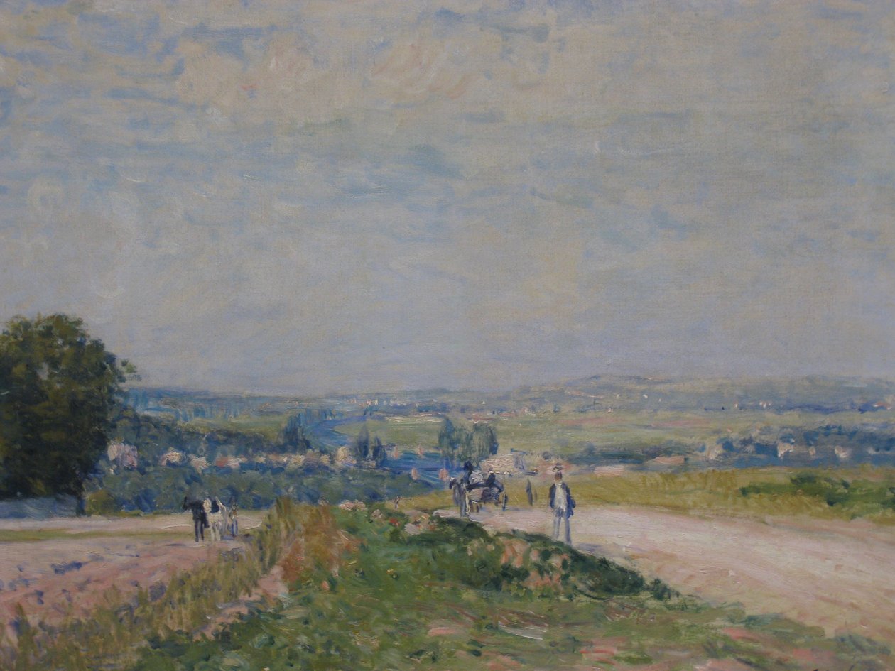  Chemin de Montbuisson v Louveciennes od Alfred Sisley