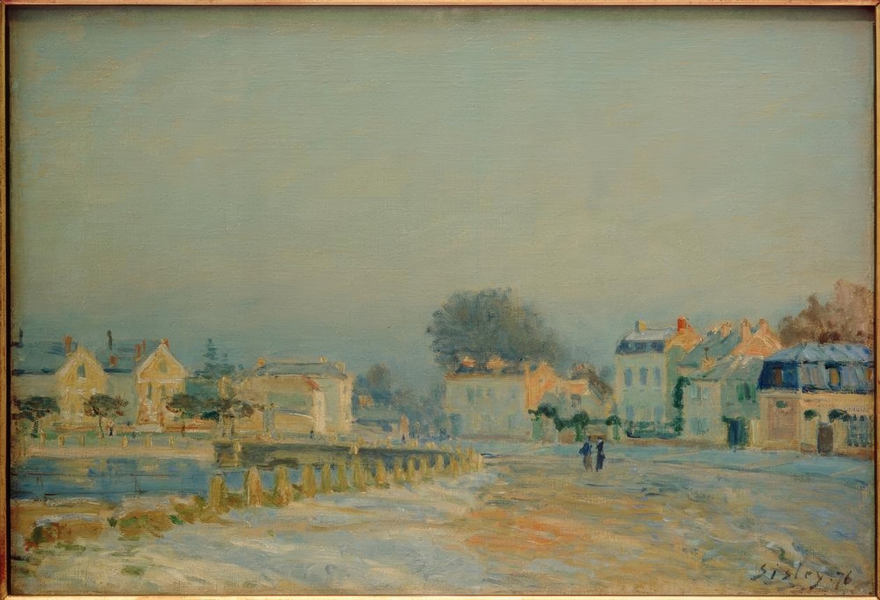 Labreuvoir de Marly - Bílé želé od Alfred Sisley