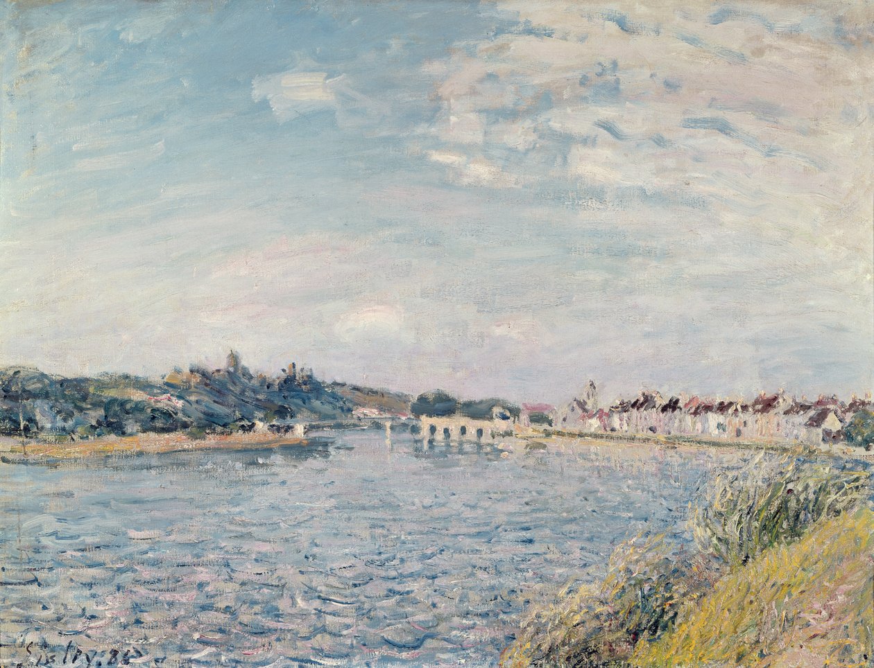 Krajina, 1888 od Alfred Sisley