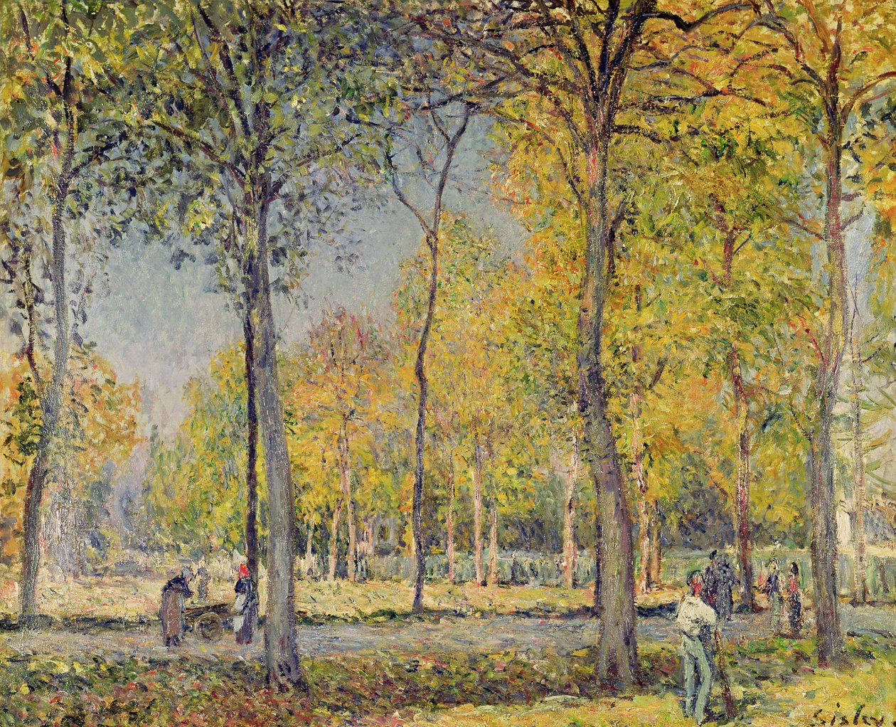 Boulogneský les od Alfred Sisley