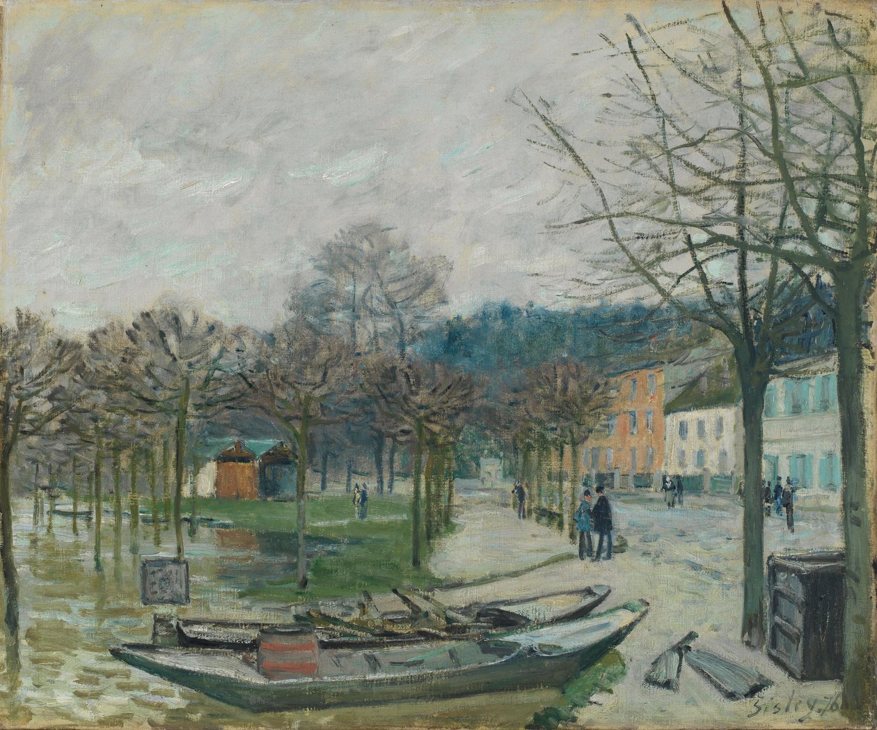 Potopa v Port-Marly, 1876 od Alfred Sisley