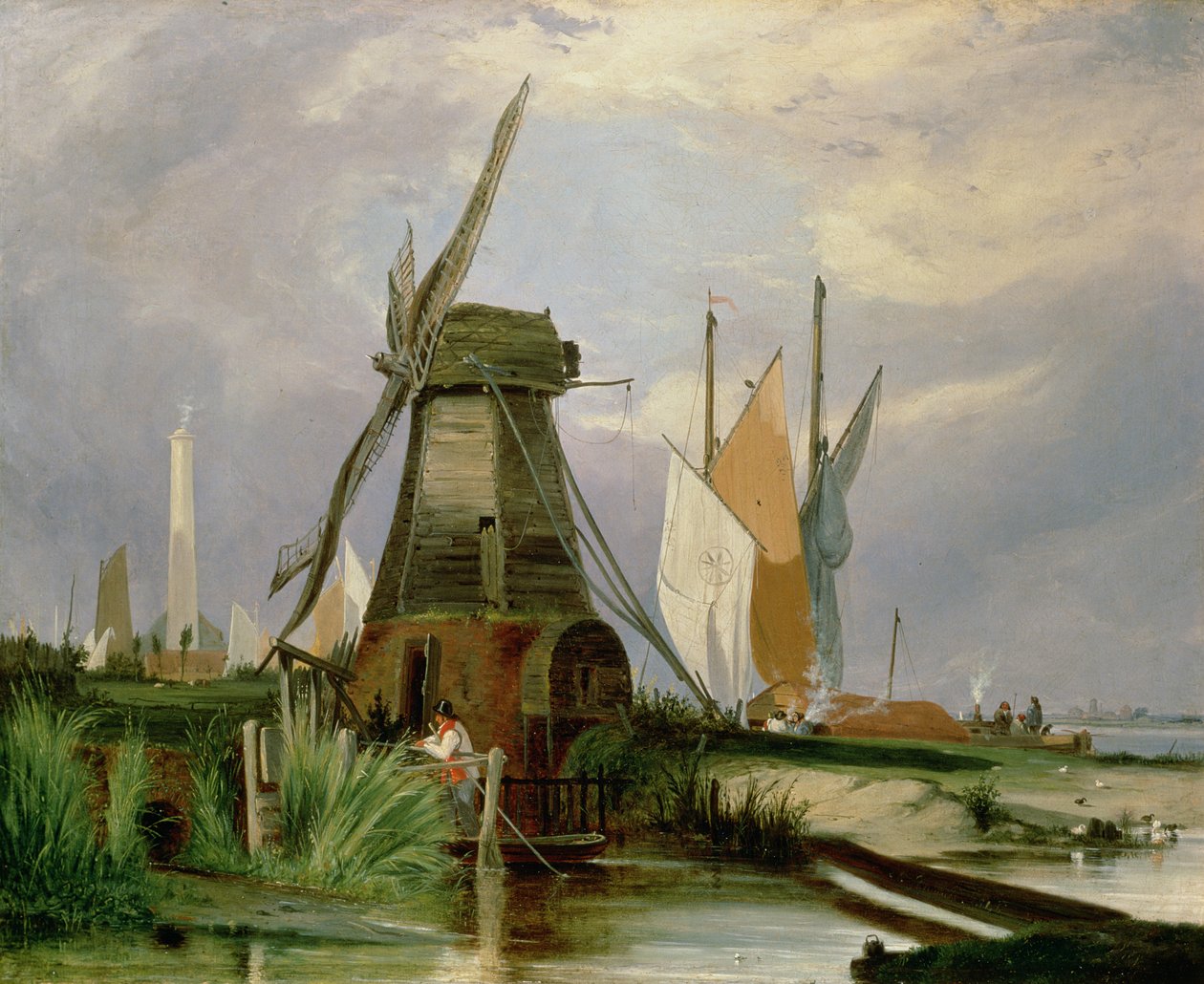 Na řece Yare, 1846 od Alfred Stannard