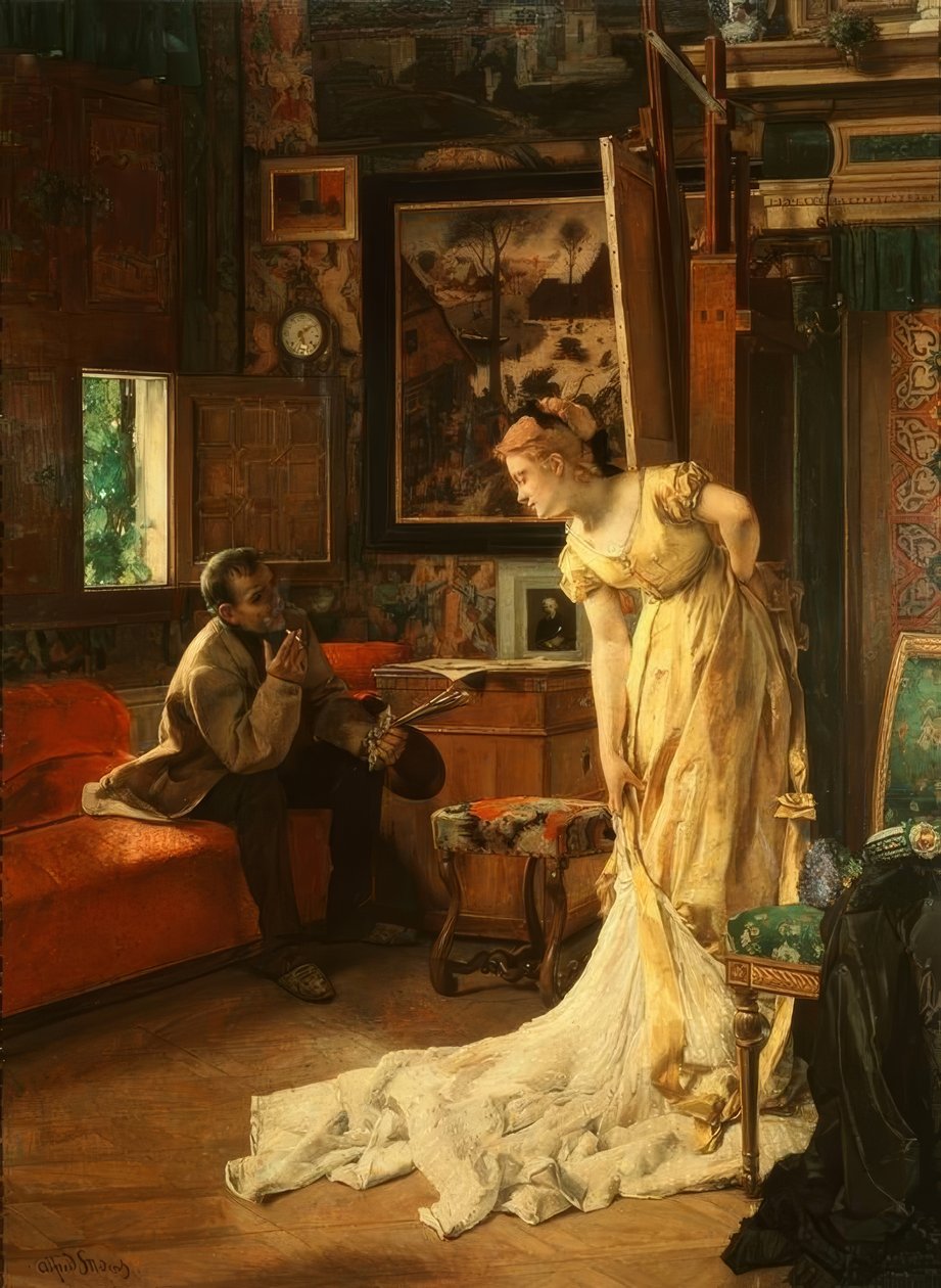 Studio od Alfred Emile Stevens