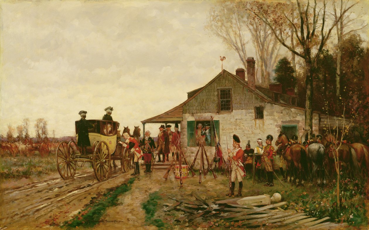Passing the Outpost, 1881 od Alfred Wordsworth Thompson
