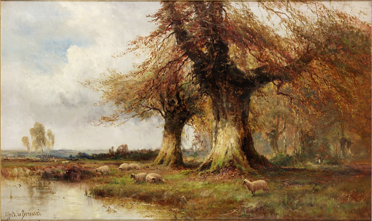 Strážci lesa od Alfred de Breanski