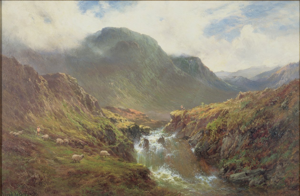 Falls of Foyers od Alfred de Breanski
