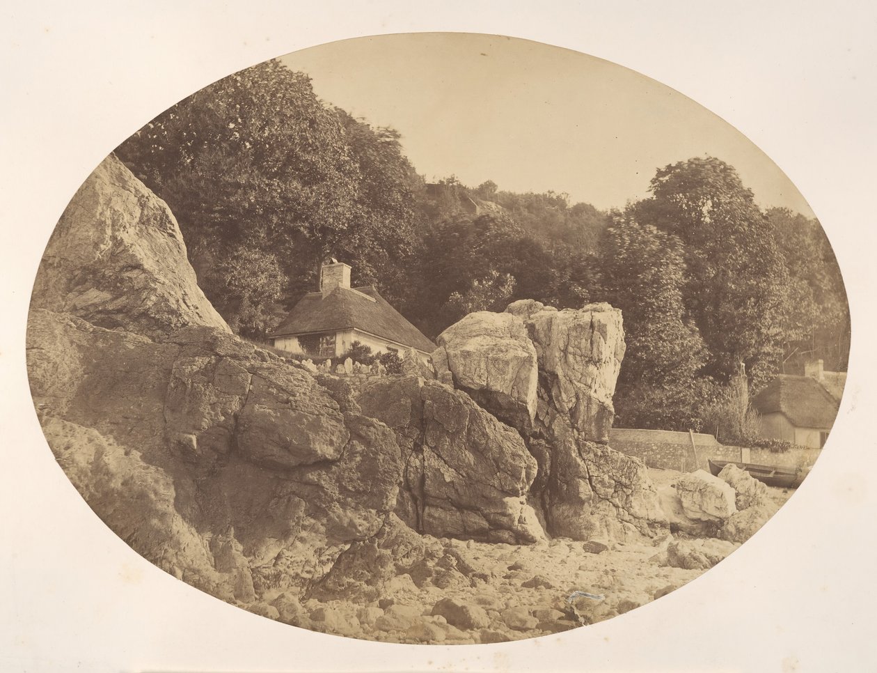 Babbacombe, z pláže, 1857. od Alfred Batson