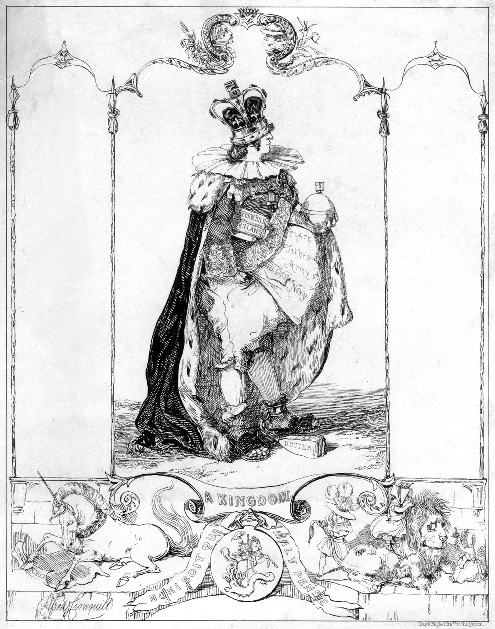 Království, 19. století. od Alfred Crowquill
