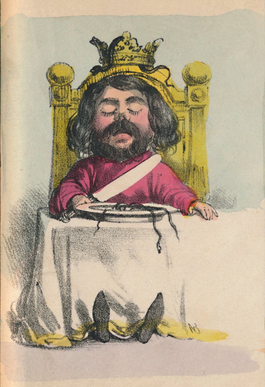Jindřich I., 1856 od Alfred Crowquill