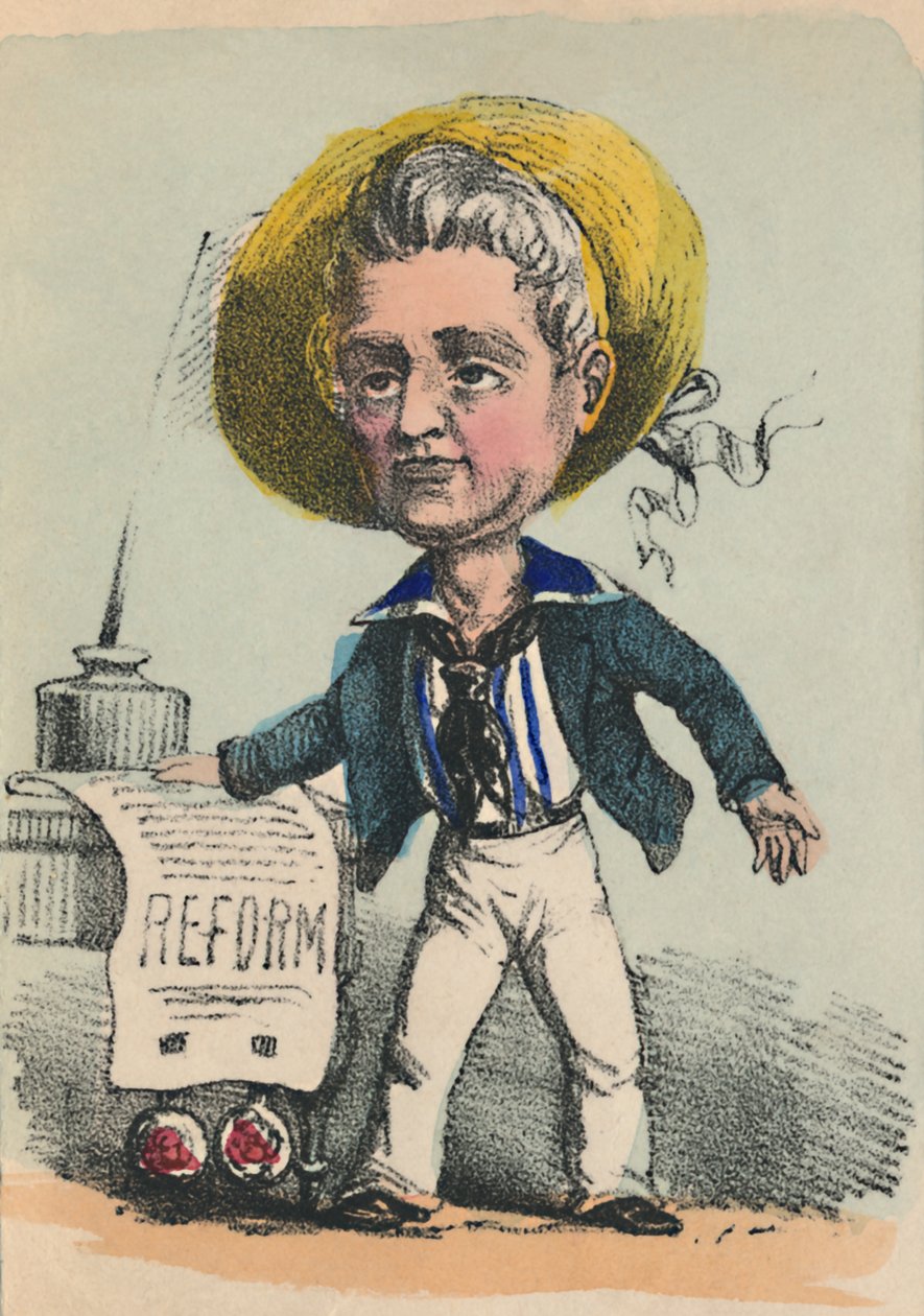 Vilém IV, 1856 od Alfred Crowquill