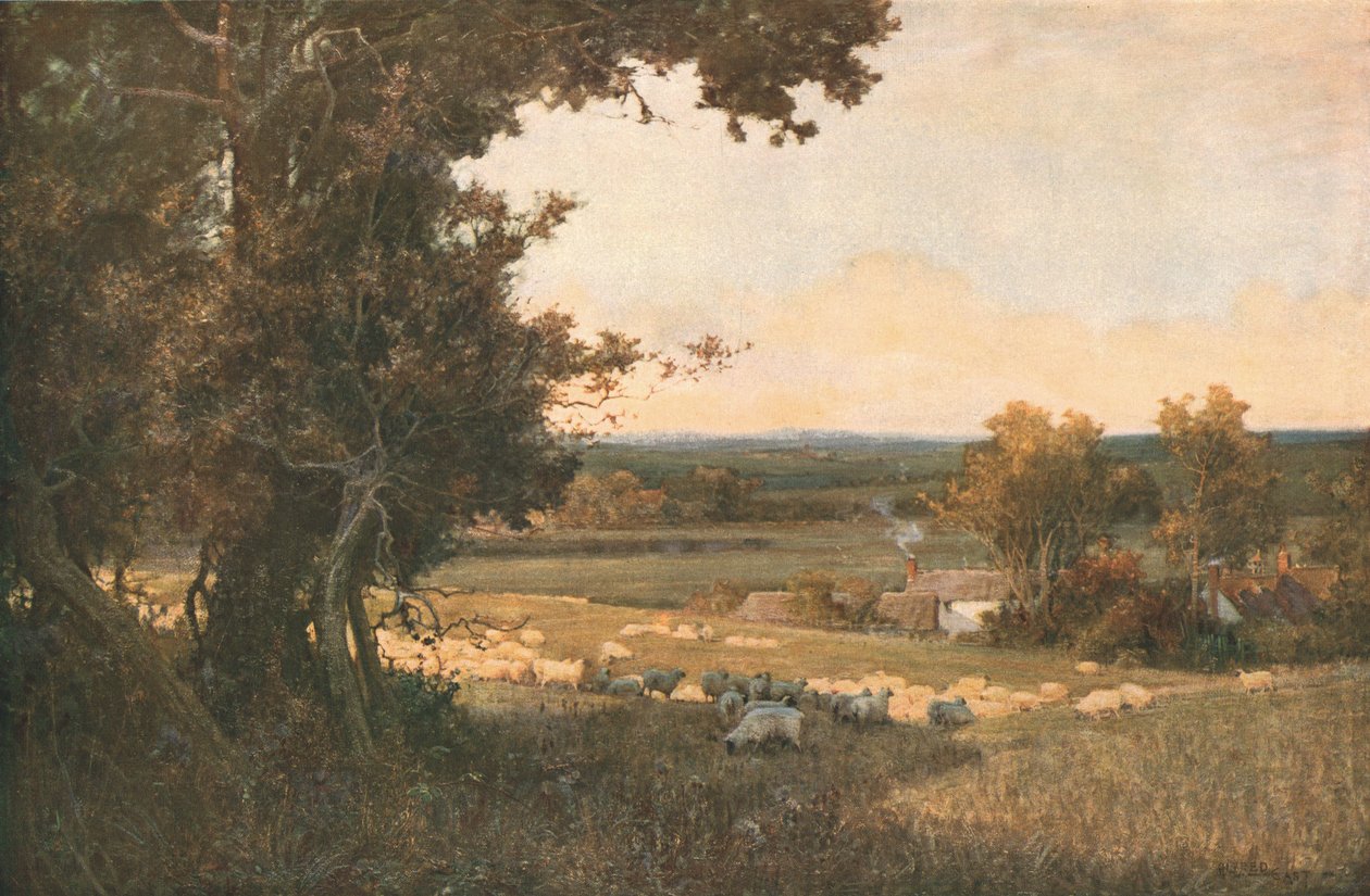 Zlaté údolí, c1893, c1930. od Alfred East
