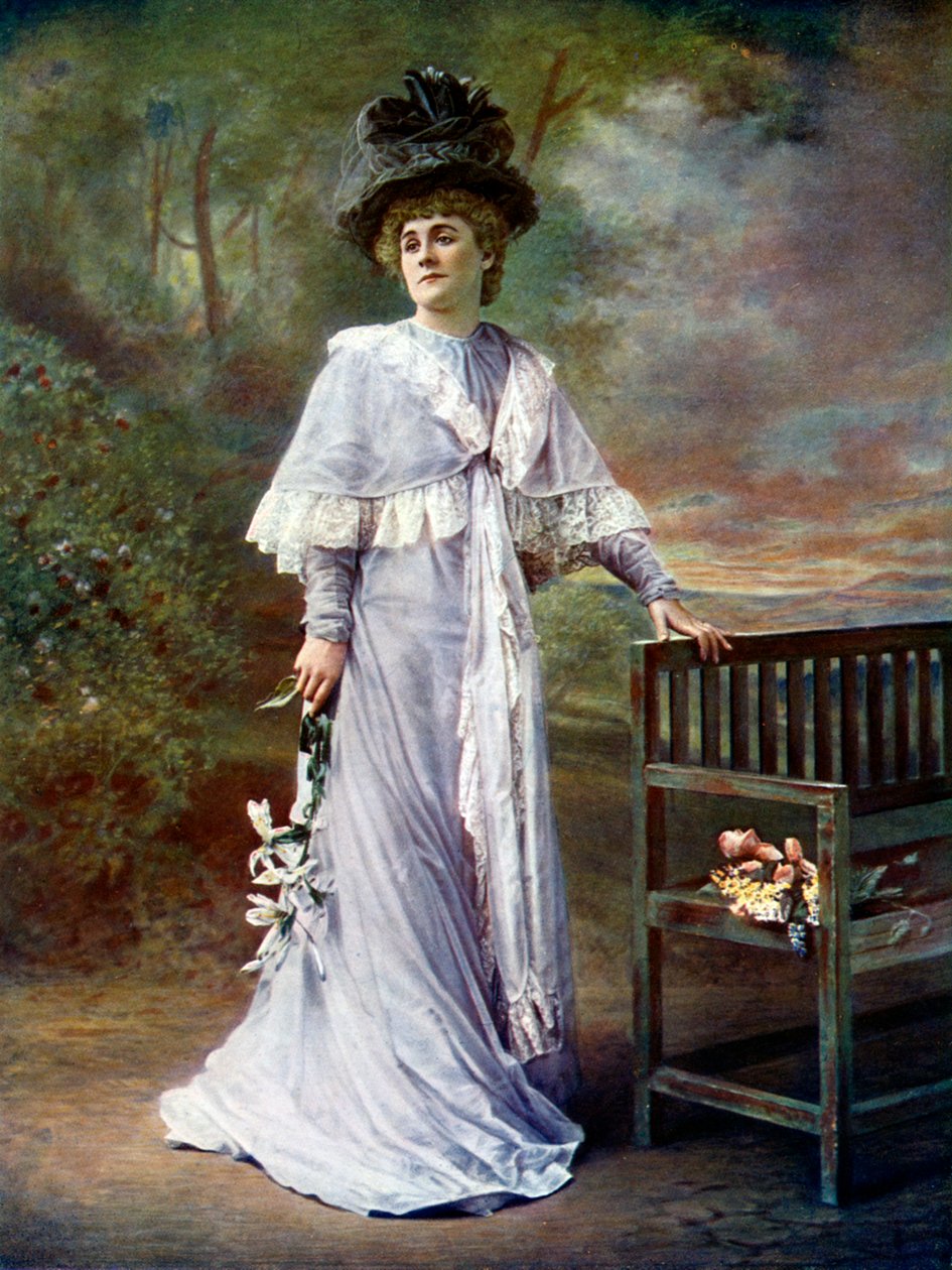 Kate Rorke 1866-1945, anglická herečka, 1899-1900. od Alfred Ellis