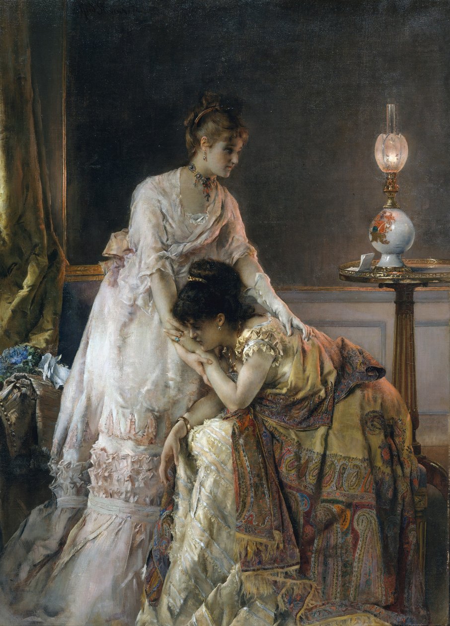 Po plese od Alfred Emile Stevens