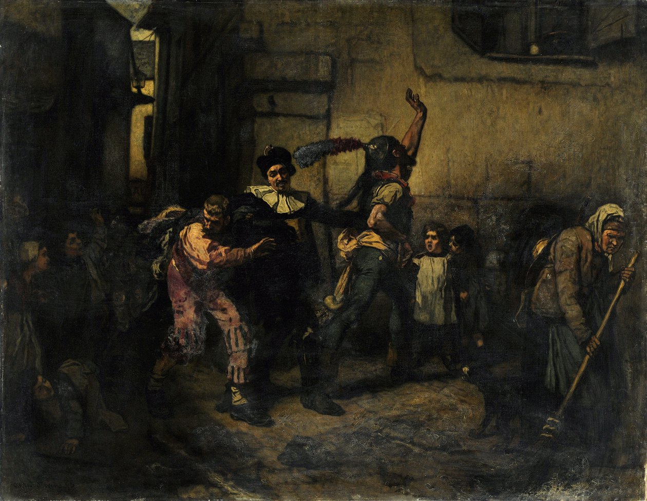 Popeleční středa (olej na plátně) od Alfred Emile Stevens