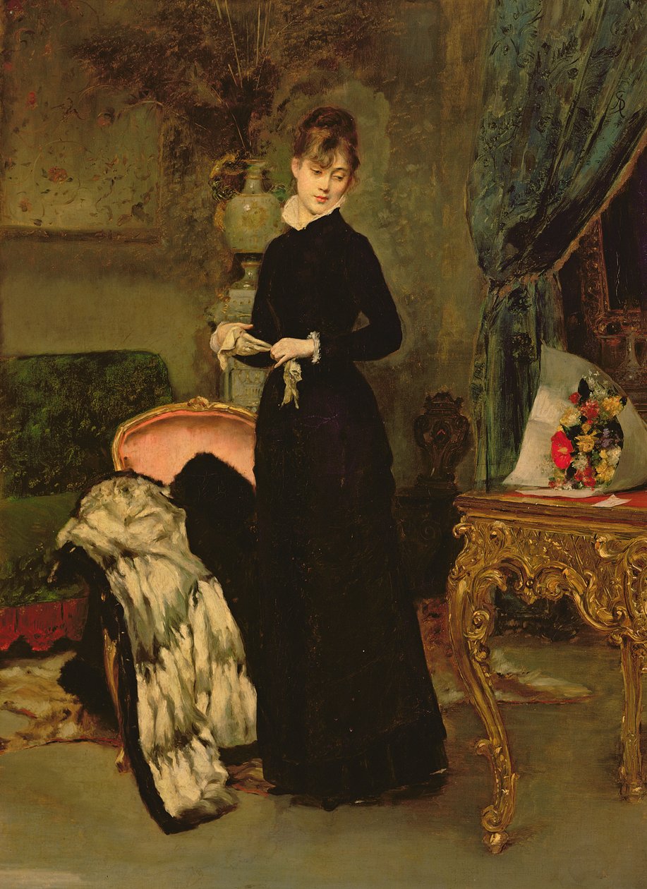 Portrét slečny de Rohan od Alfred Emile Stevens