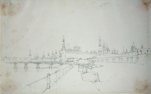 Moskva, 1827 od Alfred Gomersal Vickers