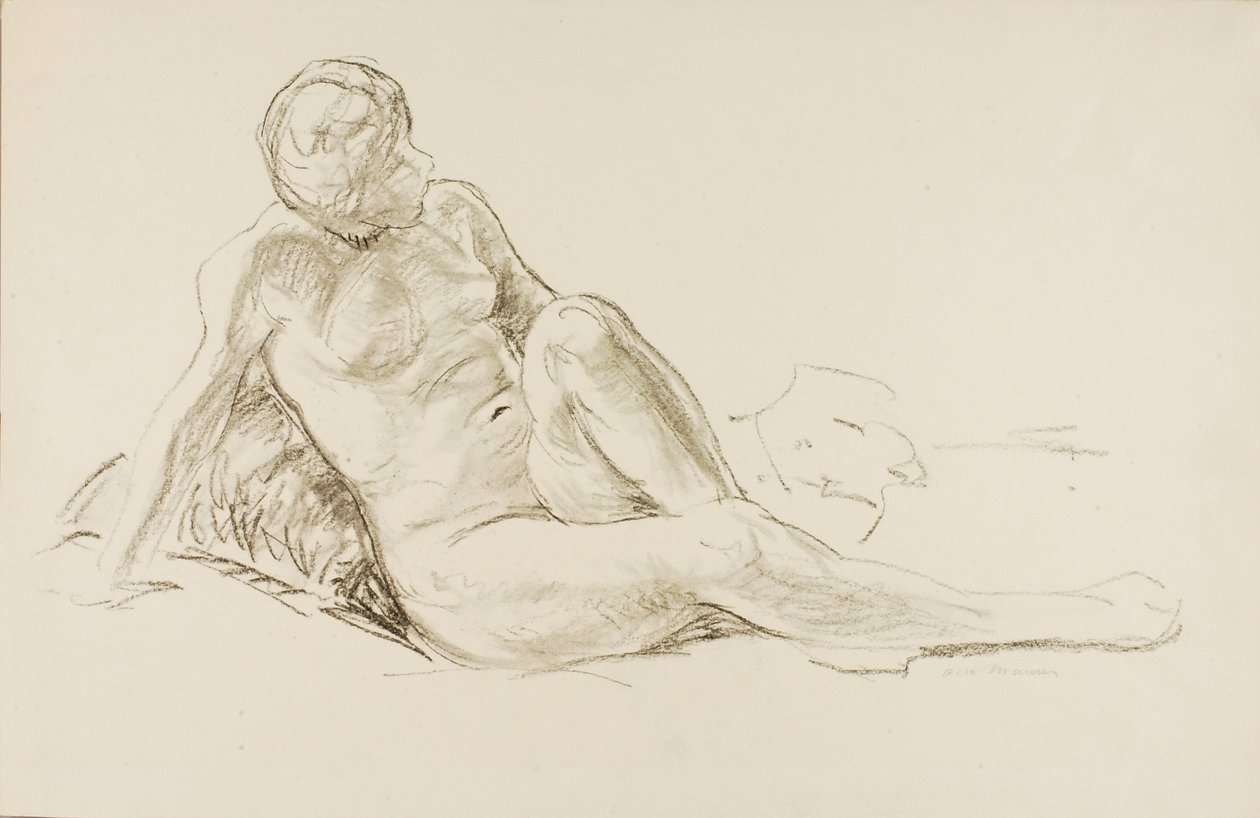 Ležící akt od Alfred H. Maurer