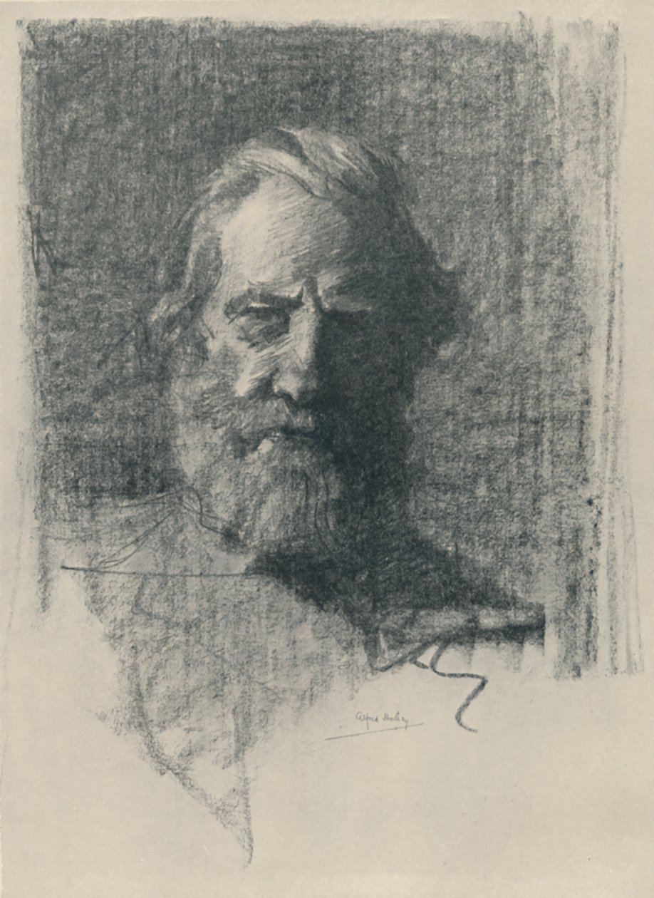 Portrétní studie, 1919 od Alfred Hartley