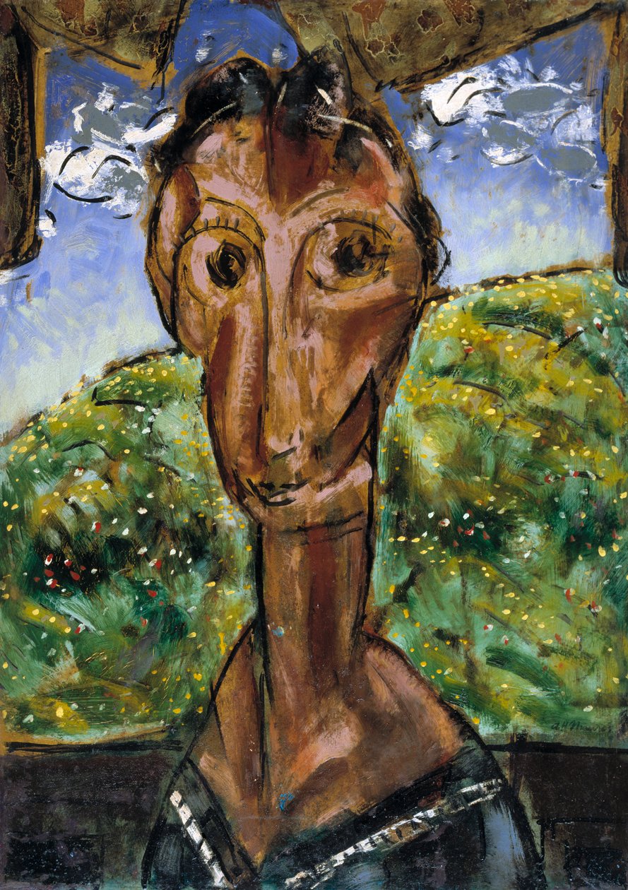 Hlava ženy, ca. 1929. od Alfred Henry Maurer