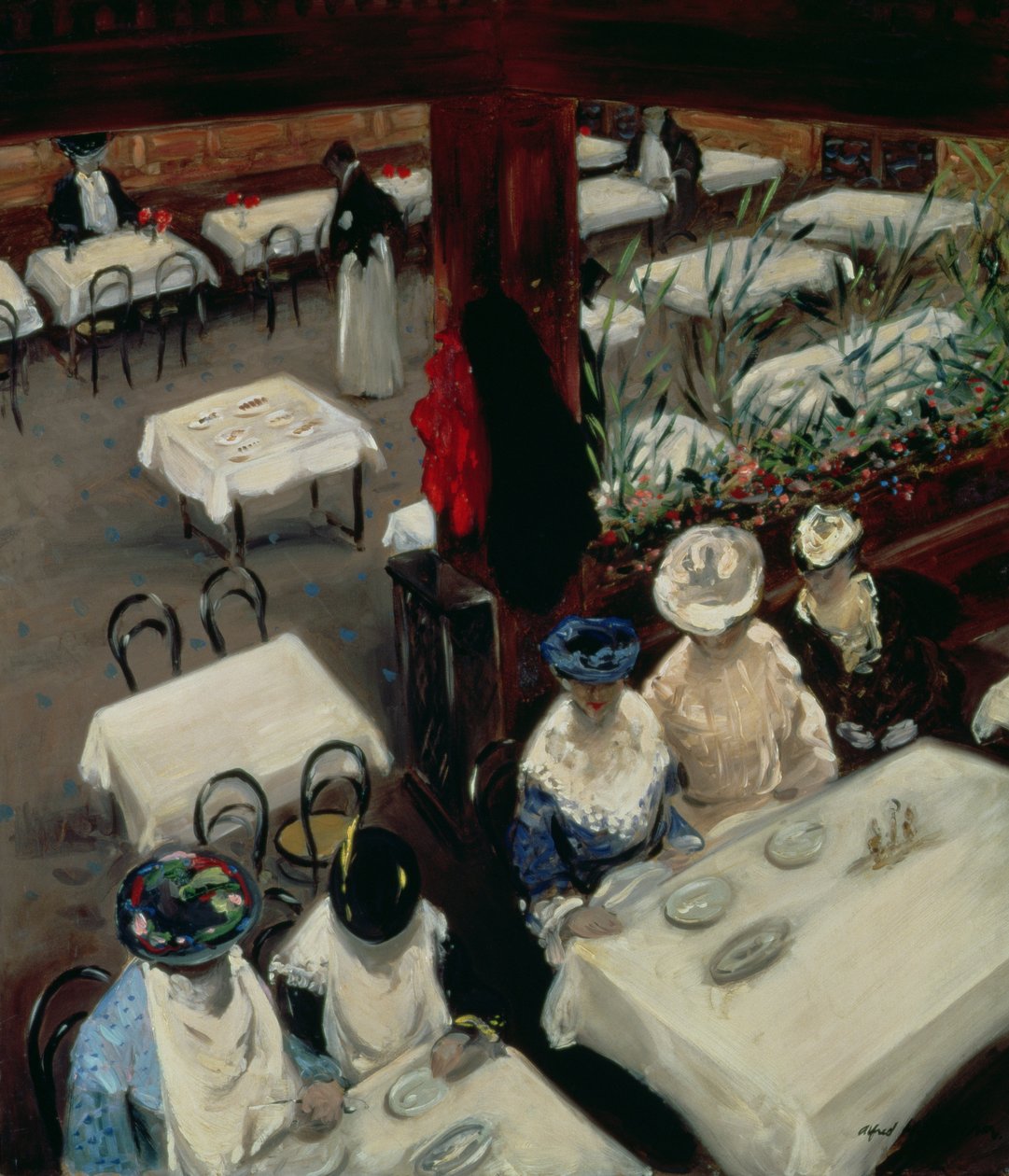 V kavárně, 1905 od Alfred Henry Maurer