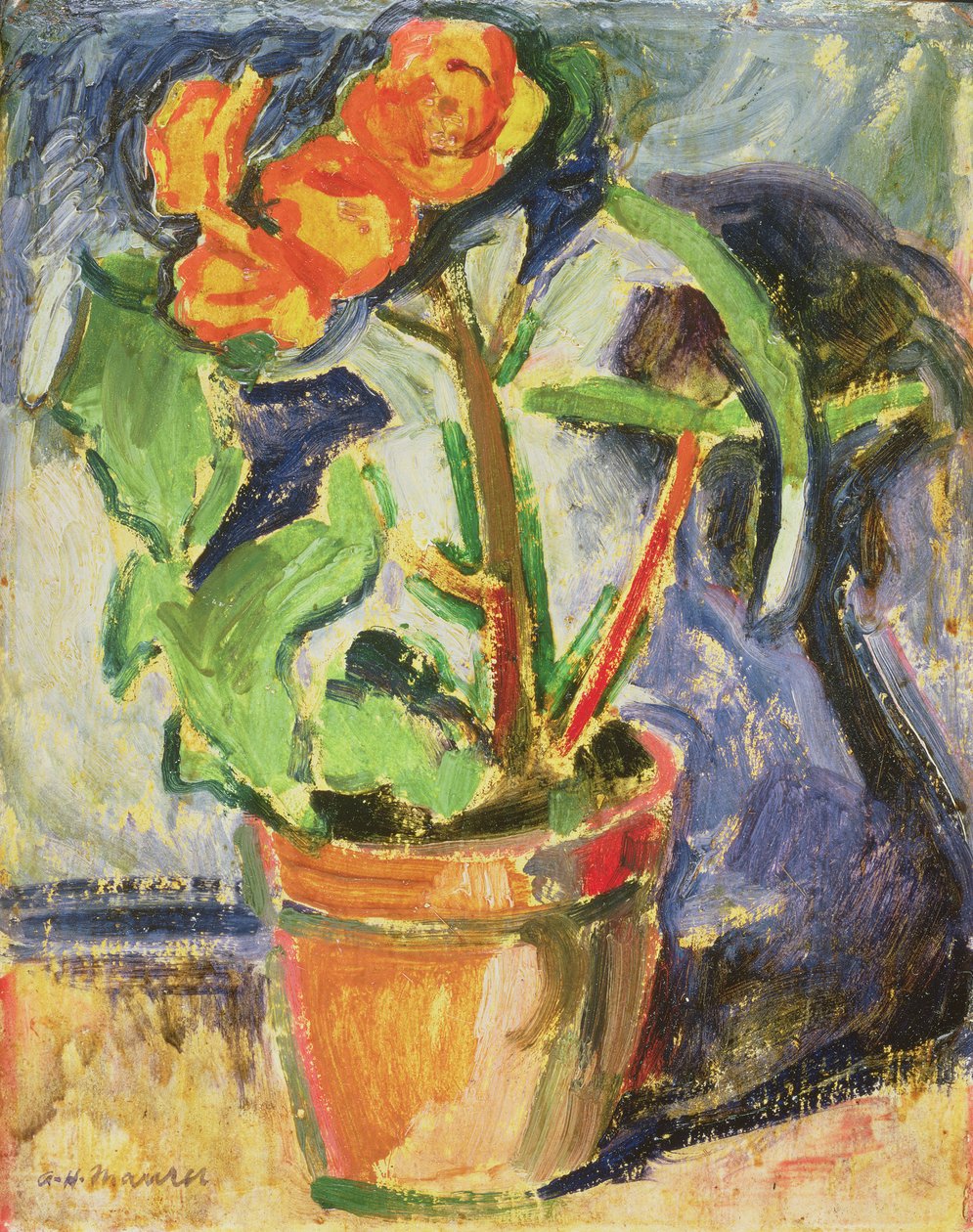 Hrnec květin od Alfred Henry Maurer