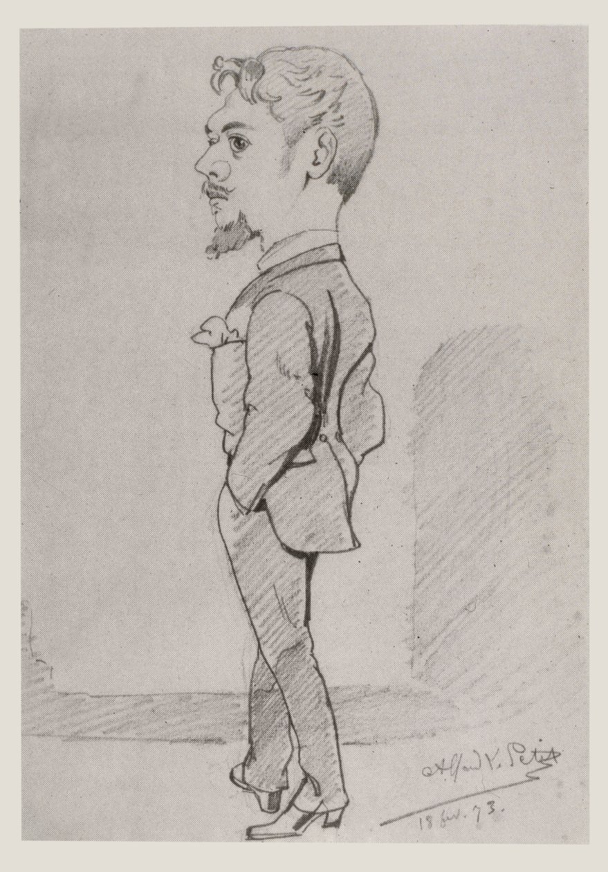 Portrét Marsu, 1873 od Alfred Le Petit
