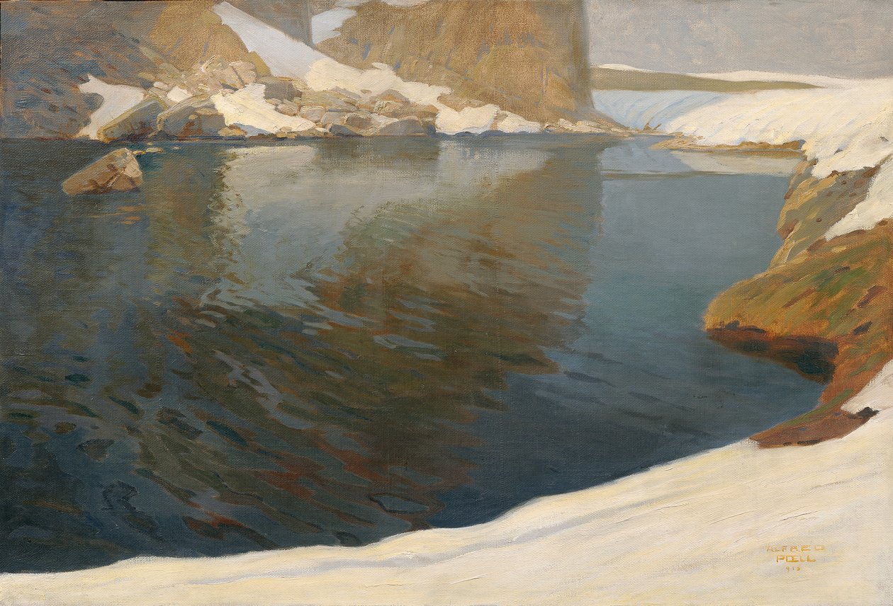 horské jezero od Alfred Poell