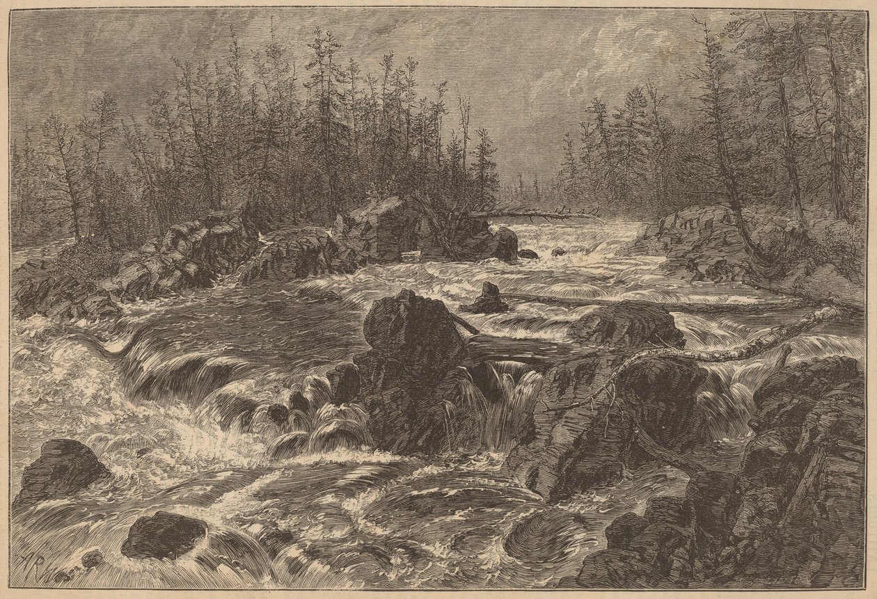 Dalles of the St. Louis od Alfred R. Waud