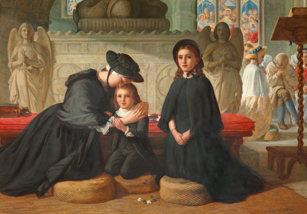 Požehnání, 1871 od Alfred Rankley