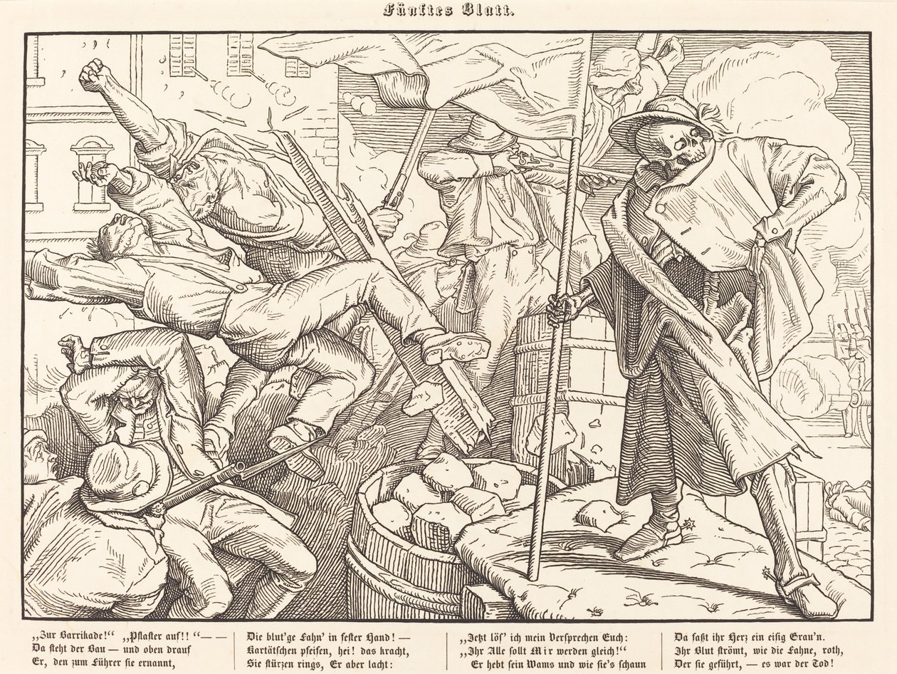 Také Tanec smrti V od Alfred Rethel