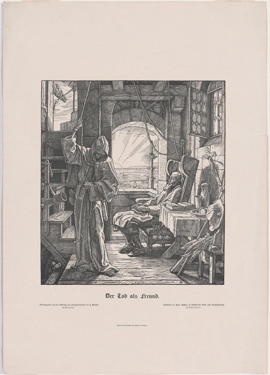 Death the Strangler od Alfred Rethel