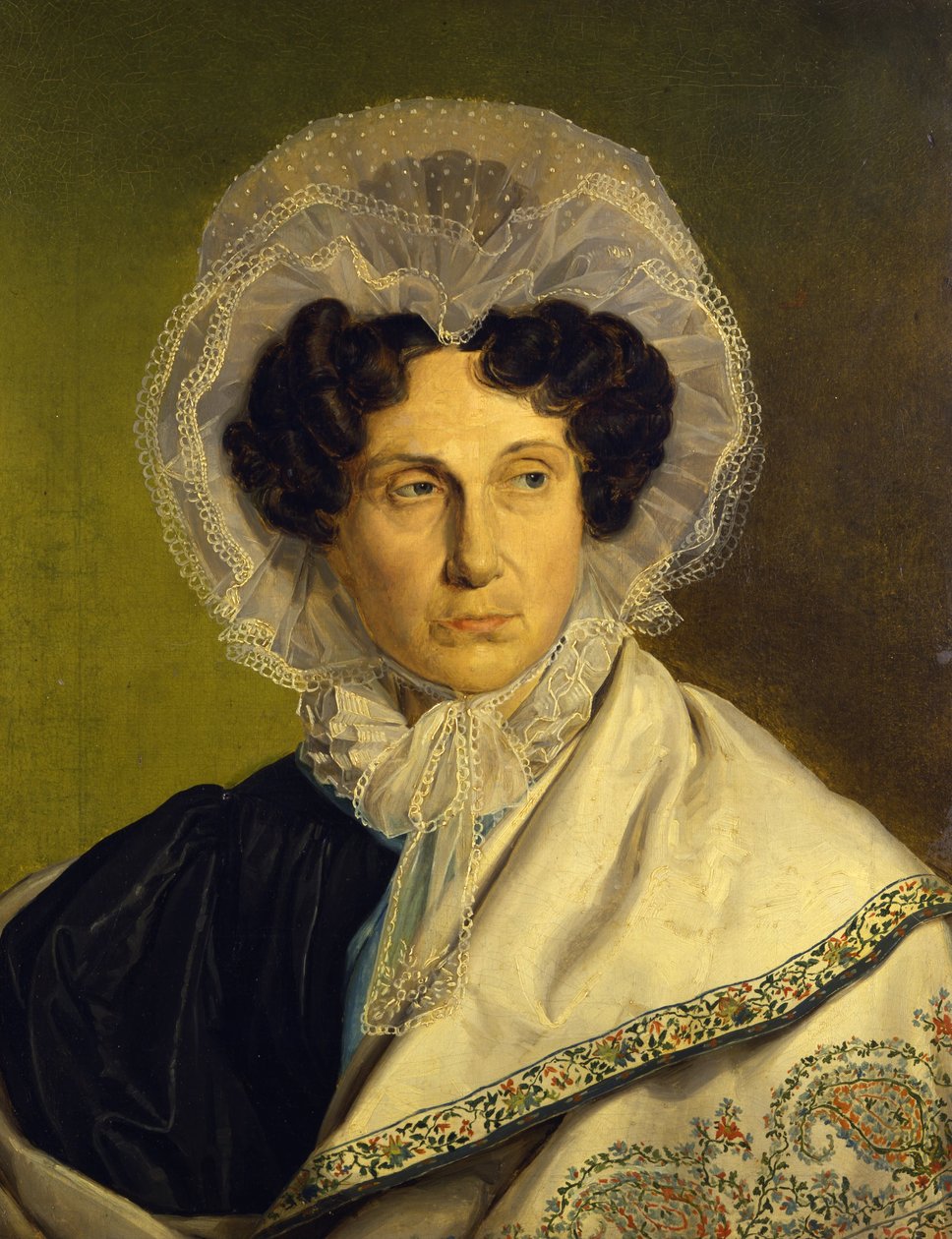 Portrét umělcovy matky od Alfred Rethel