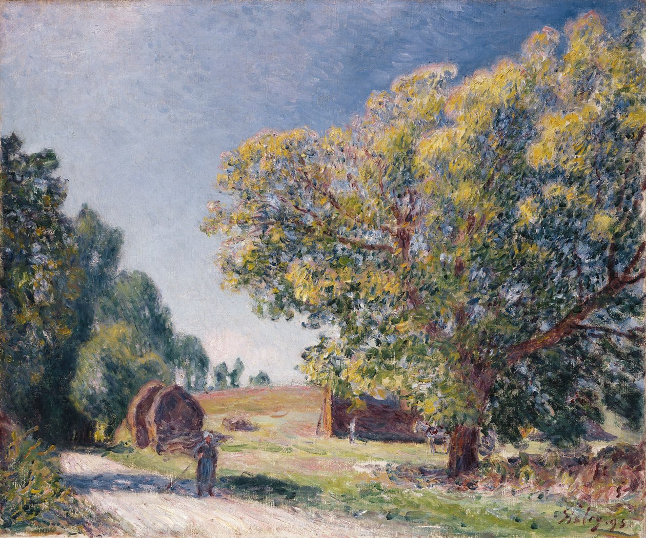 Mýtina v lese, 1895 od Alfred Sisley