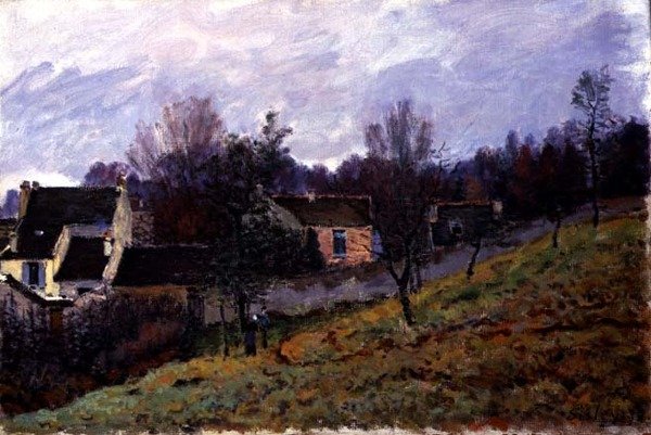 Podzim v Louveciennes od Alfred Sisley