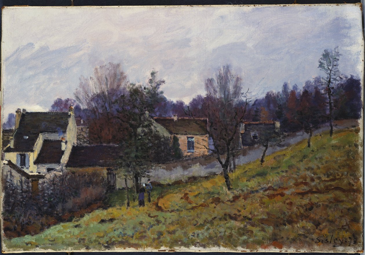 Podzim v Louveciennes, 1873 od Alfred Sisley