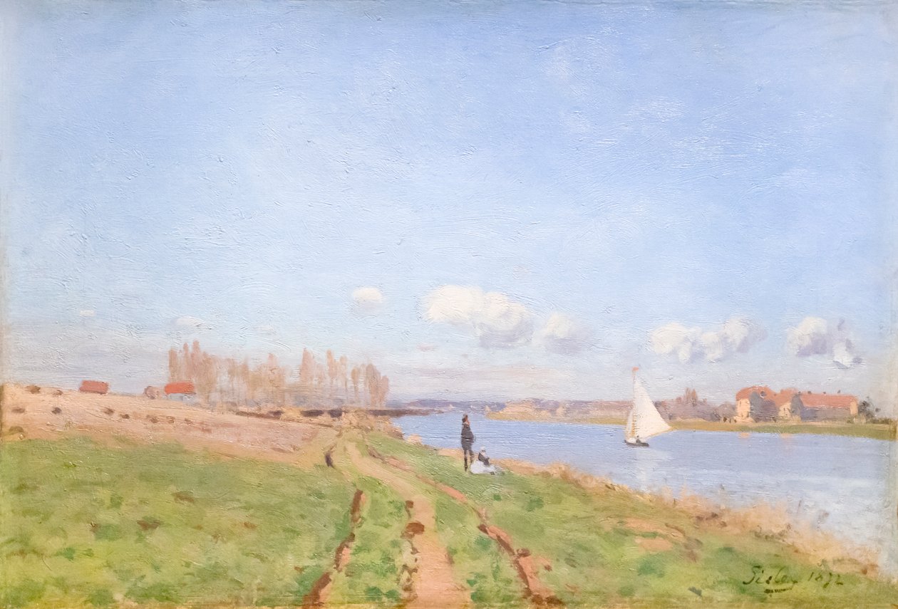 Břehy Seiny v Argenteuil od Alfred Sisley
