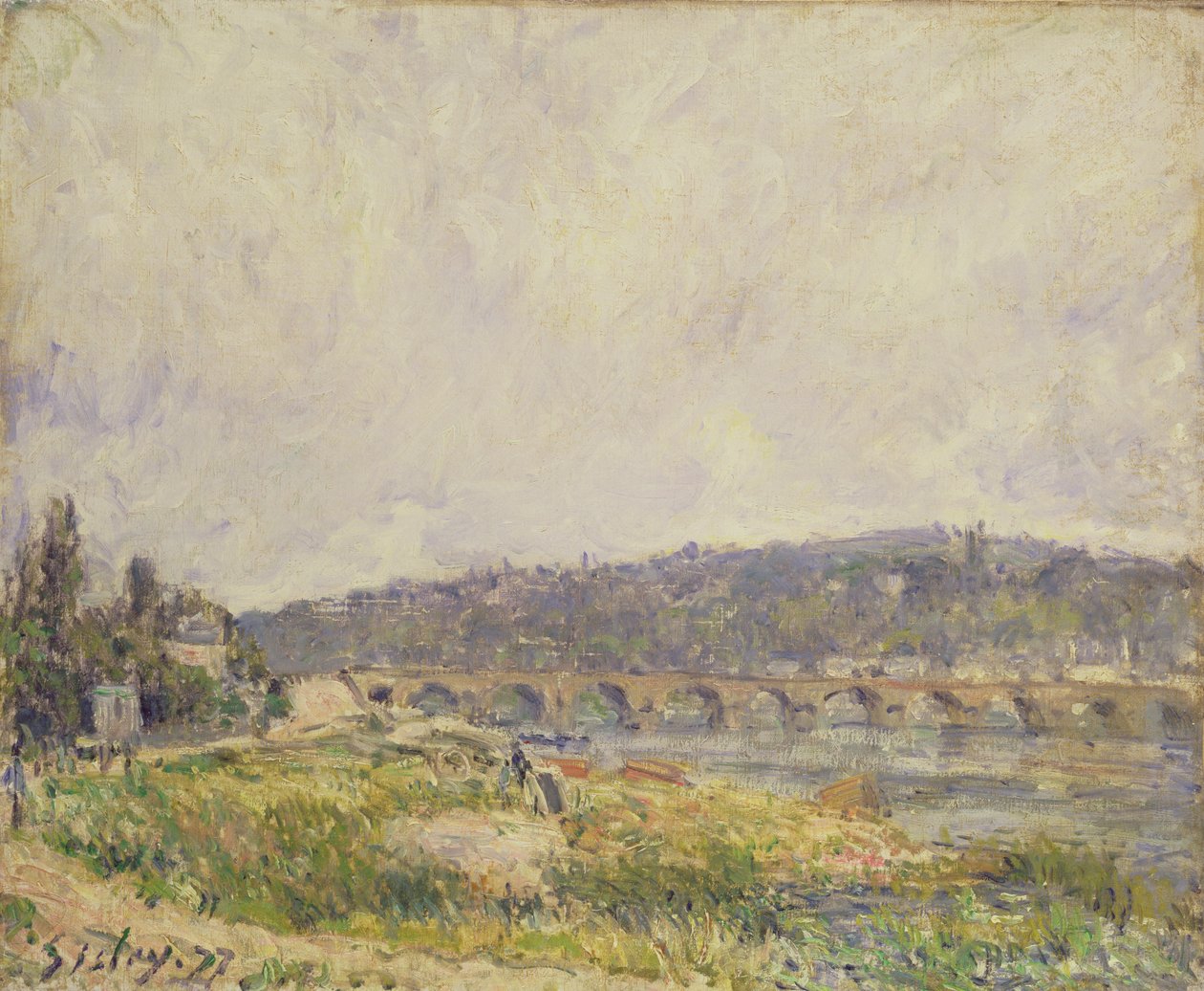Most v Sevres, 1877 od Alfred Sisley