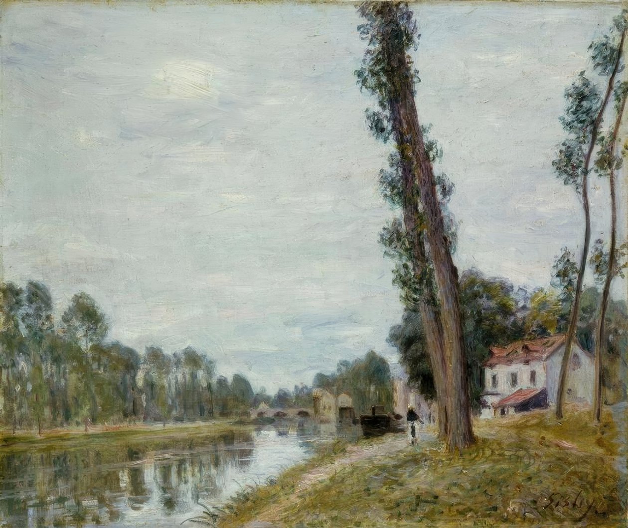 Říční krajina od Alfred Sisley