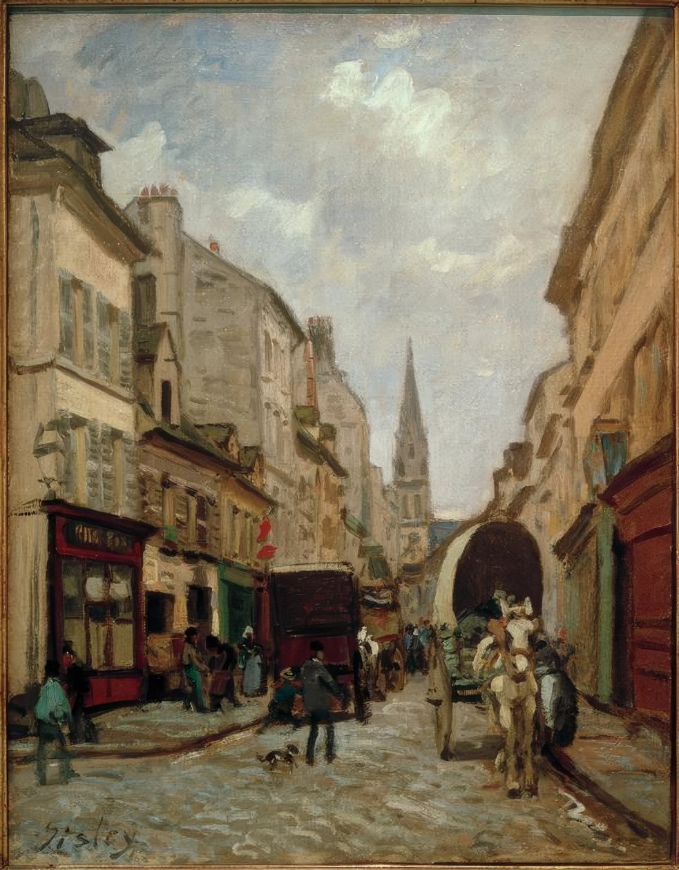 La Grande-Rue, Argenteuil od Alfred Sisley